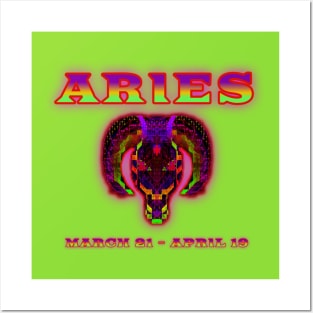 Aries 8b Chartreuse Posters and Art